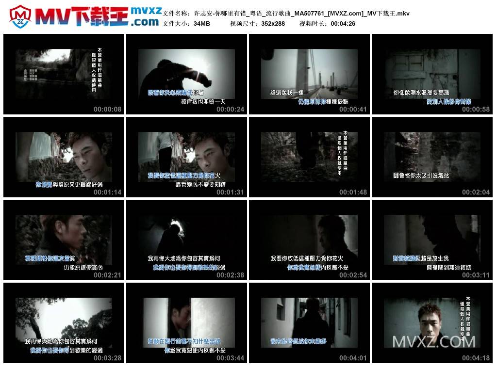 许志安-你哪里有错_粤语_流行歌曲_MA507761